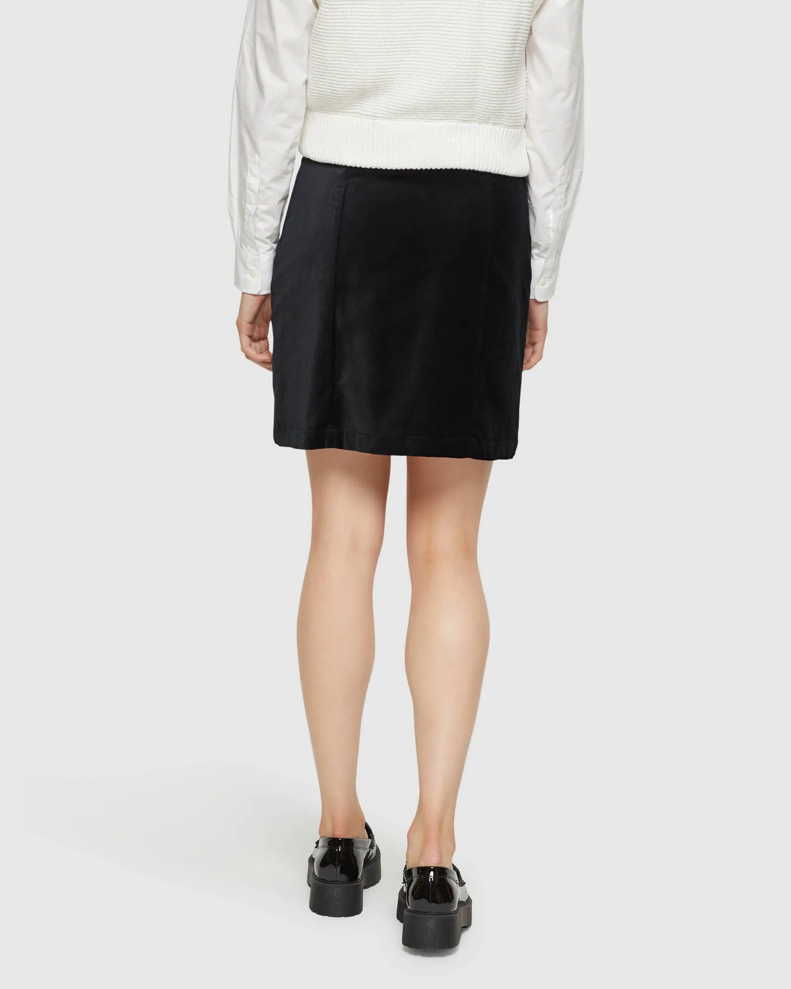 Anya Velvet Mini Skirt