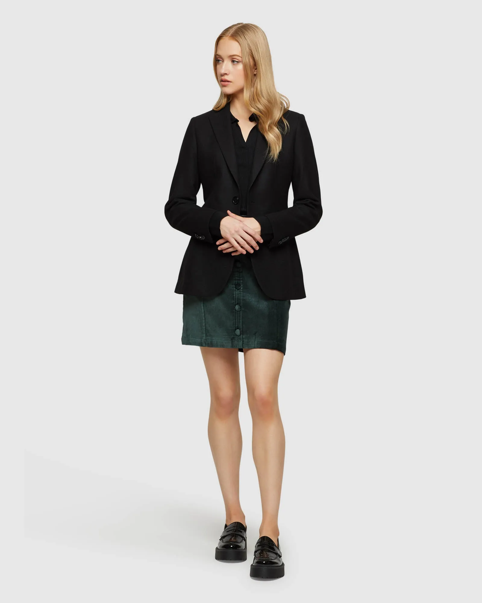 Anya Velvet Mini Skirt