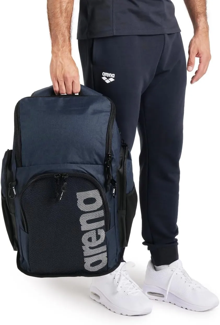 ARENA Team 45 Backpack Swimming Athlete Sports Gym Rucksack Large Training Gear Equipment Swim Bag for Men/Women, 45 Liters