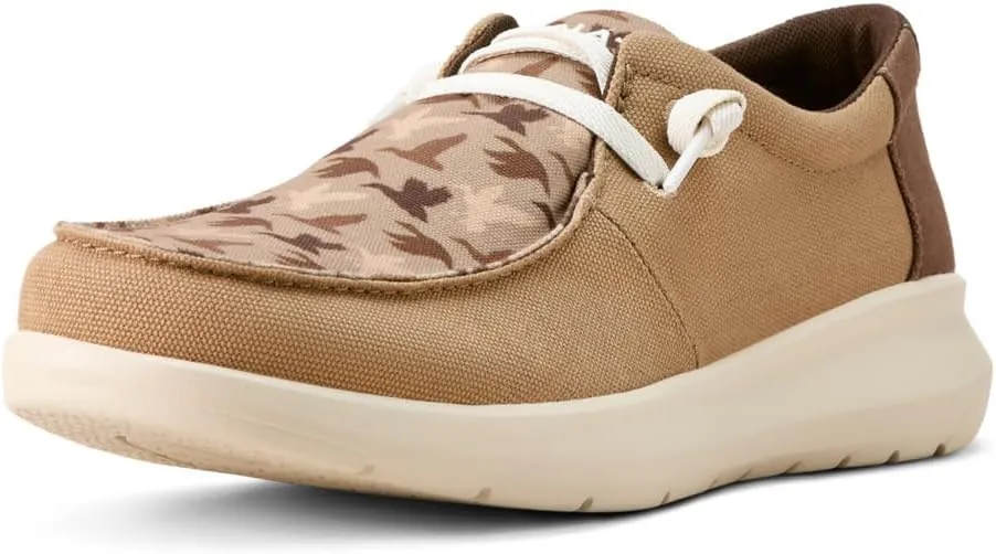 ARIAT Mens Hilo Washed Grey Denim Casual Shoe