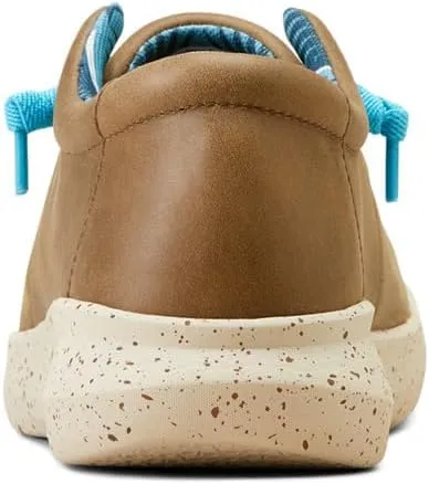 ARIAT Mens Hilo Washed Grey Denim Casual Shoe