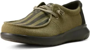 ARIAT Mens Hilo Washed Grey Denim Casual Shoe