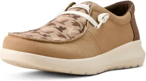 ARIAT Mens Hilo Washed Grey Denim Casual Shoe