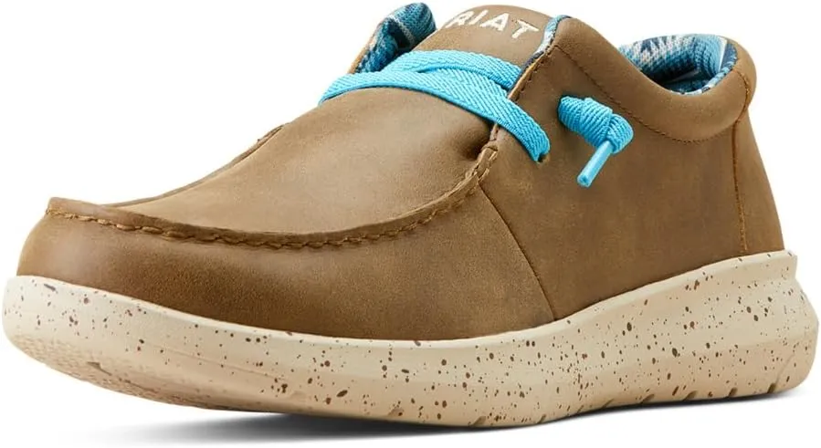 ARIAT Mens Hilo Washed Grey Denim Casual Shoe