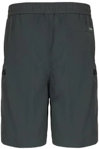 Armani Exchange Men's Drawstring Utility Tape Cargo Pocket Shorts