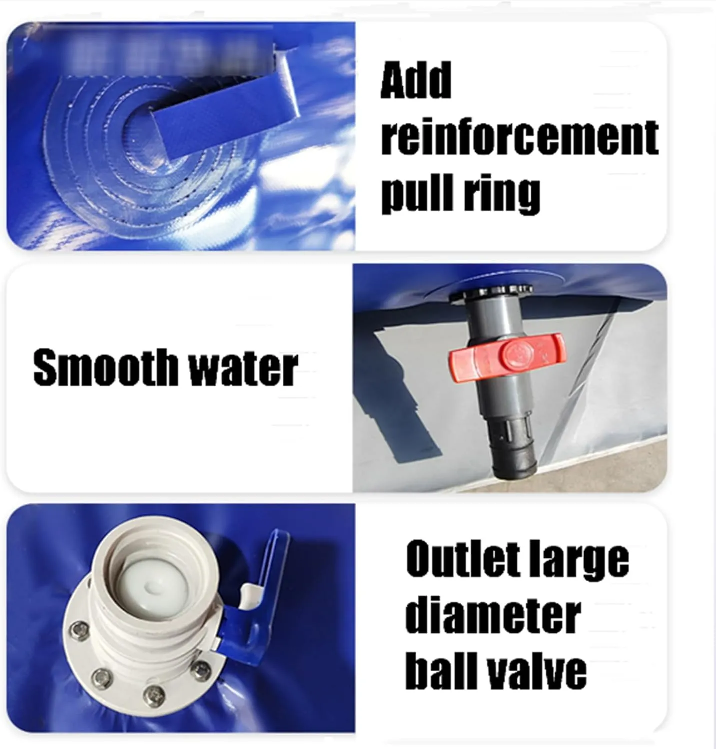 Ater Storage Bag, Thickened Water Bag with Large Capacity, Outdoor Portable Liquid Bag, Drought-Resistant Watering for Farmland,2000L