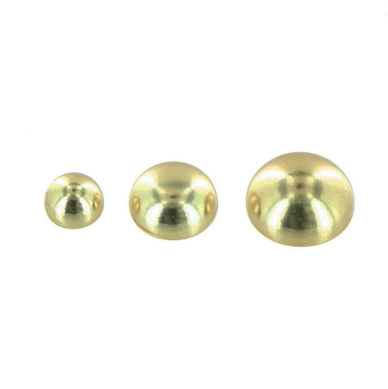 B9788 Natural Brass, Round Foot, Zinc, Multiple Sizes