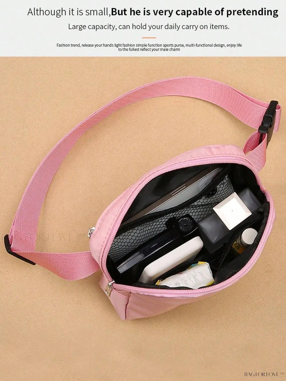 BagForLove - Simple yet Durable Solid Color Crossbody Bag