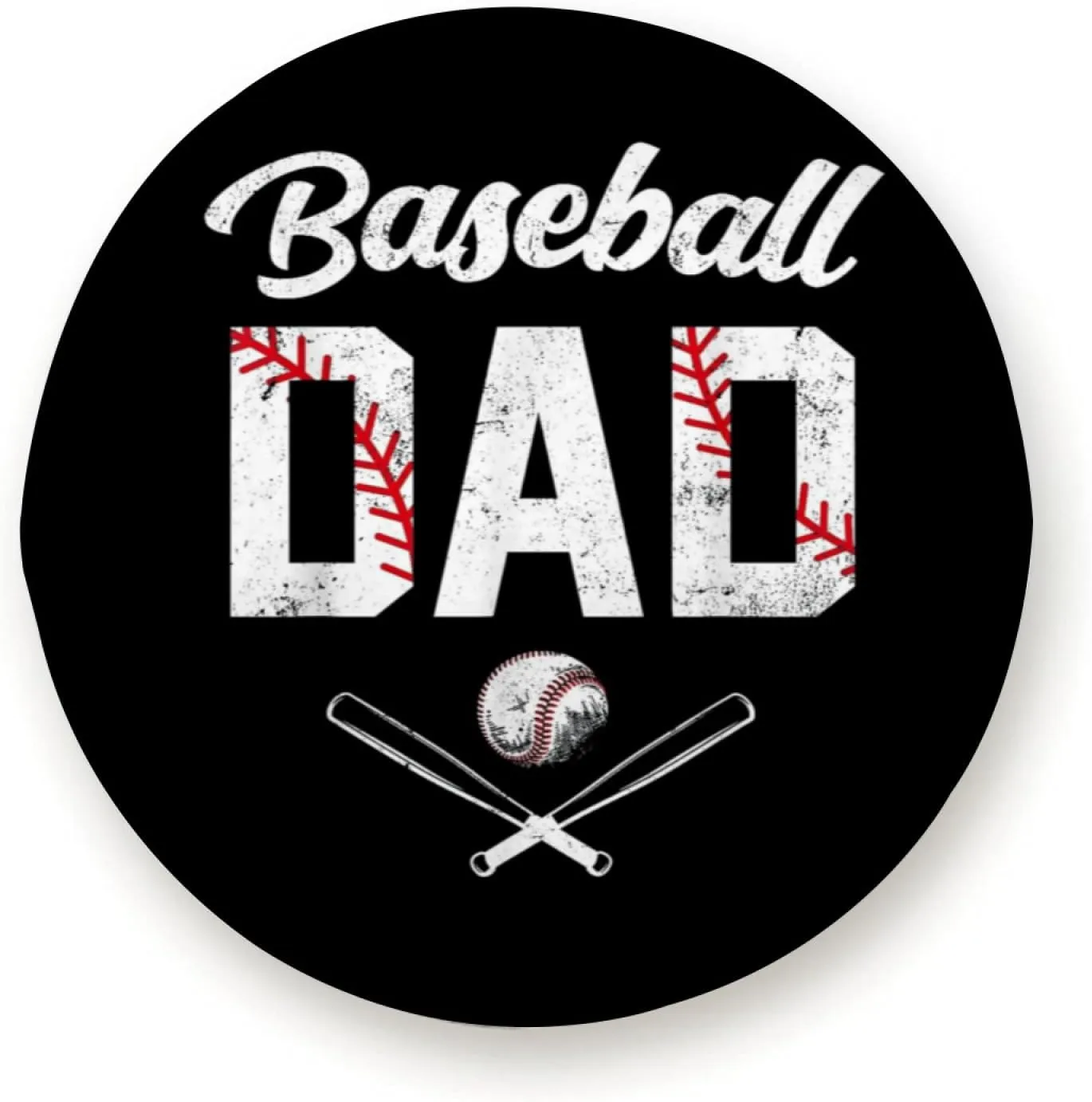 Baseball Dad for Decoration and Weather Protection for Trailers Rv SUV Truck Campervan Travel Trailer 16 inch