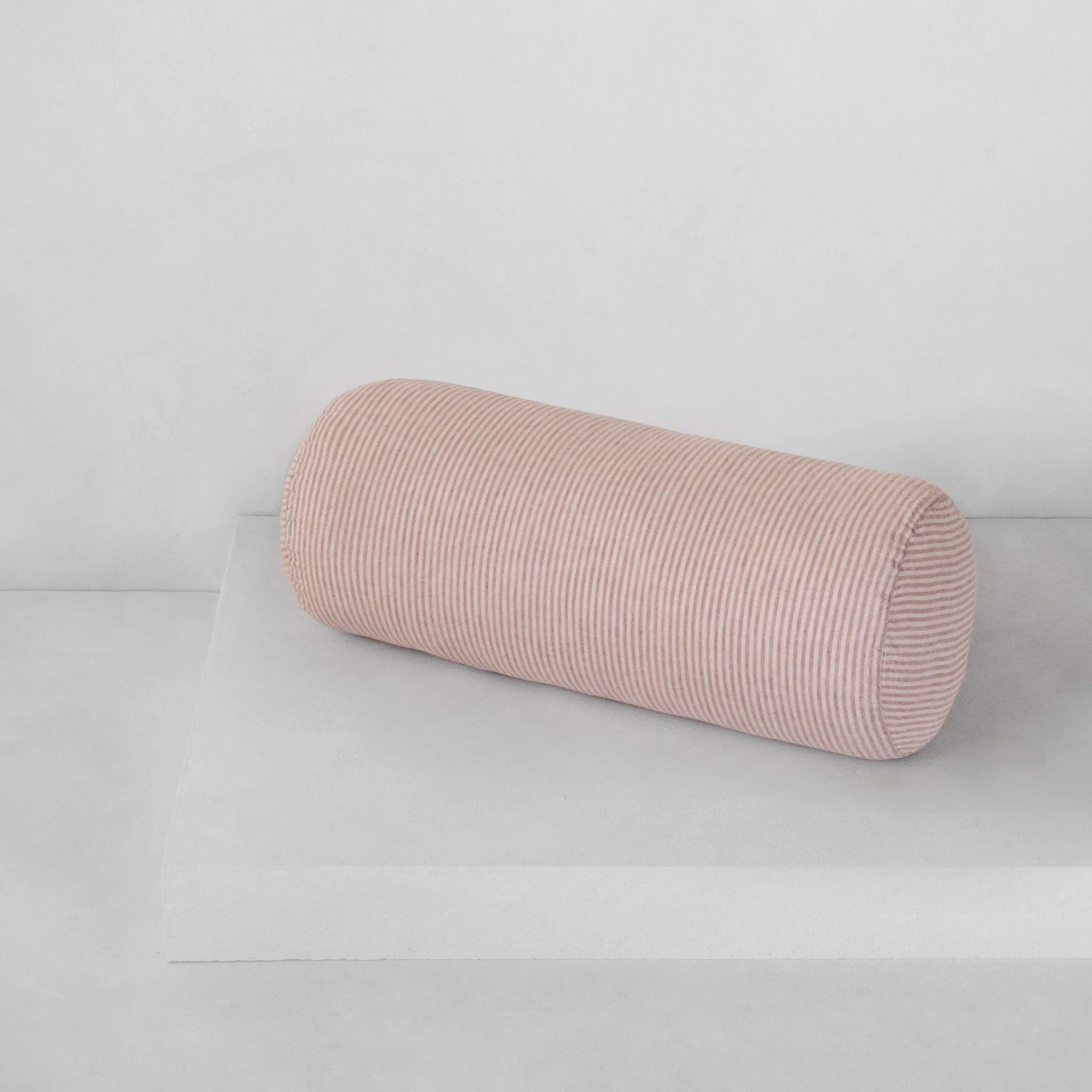 Basix Linen Bolster Cushion - Rosa/Floss (Cover Only)