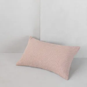Basix Stripe Linen Cushion - Rosa/Floss (Cover Only)