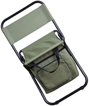 BESPORTBLE Foldable Camping Stool Seat Cooler Chair Storage Oxford Material Compact