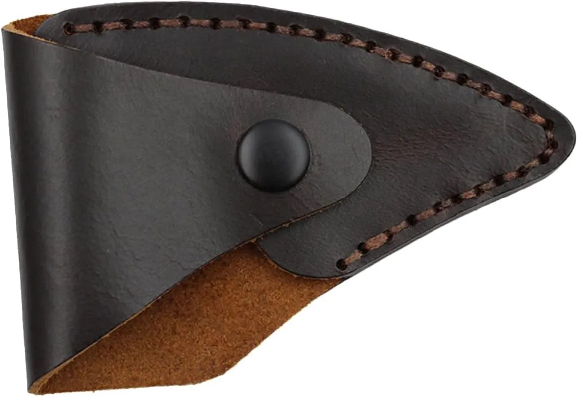 BESPORTBLE Leather Hatchet Cover Sleeve for Outdoor Axe for Camping and Woodworking Rustic Design Comfortable Grip and Lightweight Portability