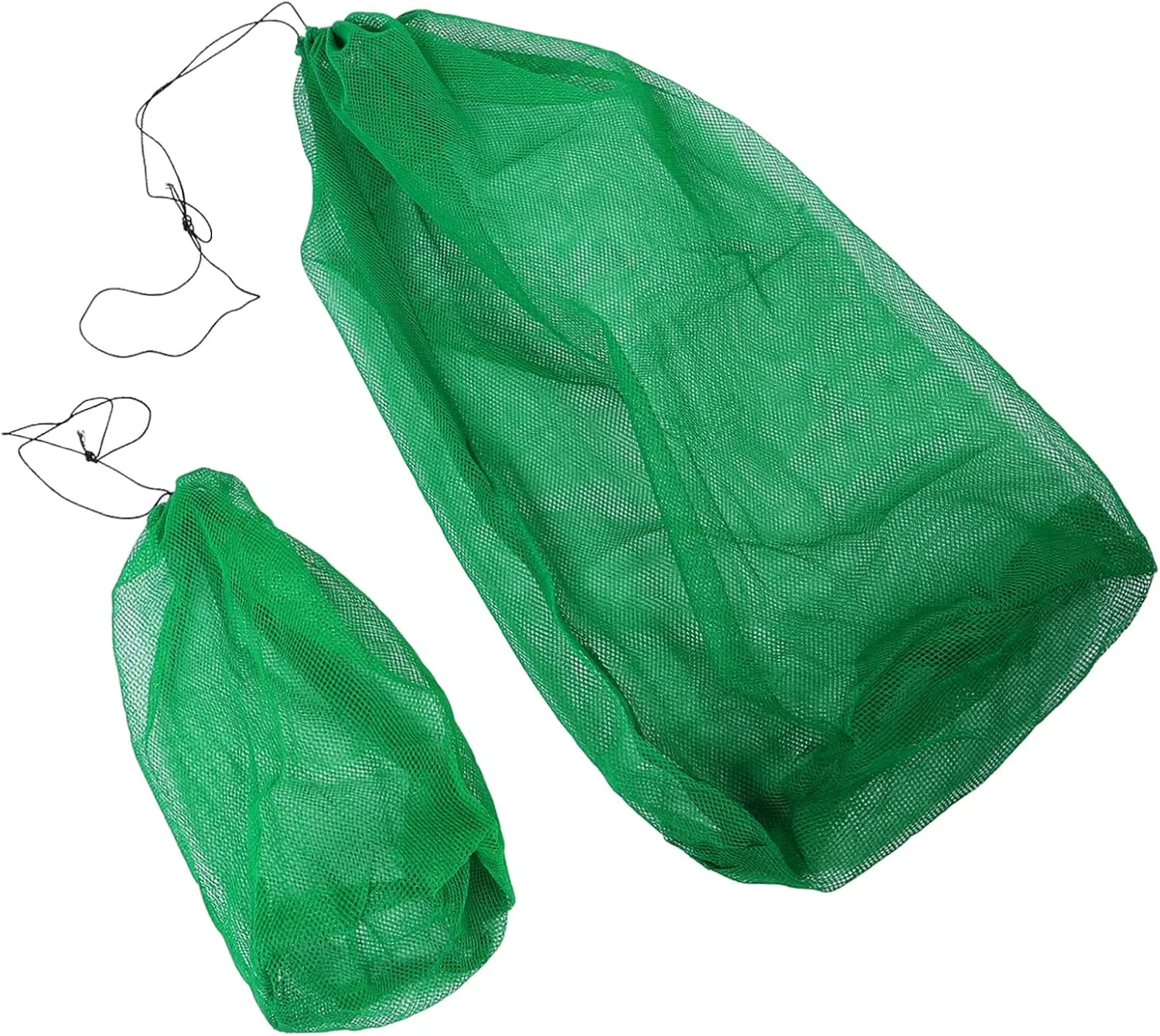 BESPORTBLE Portable Fishing Net Bag 2pcs Saltwater Bait Fine Mesh Nylon Construction for Angling