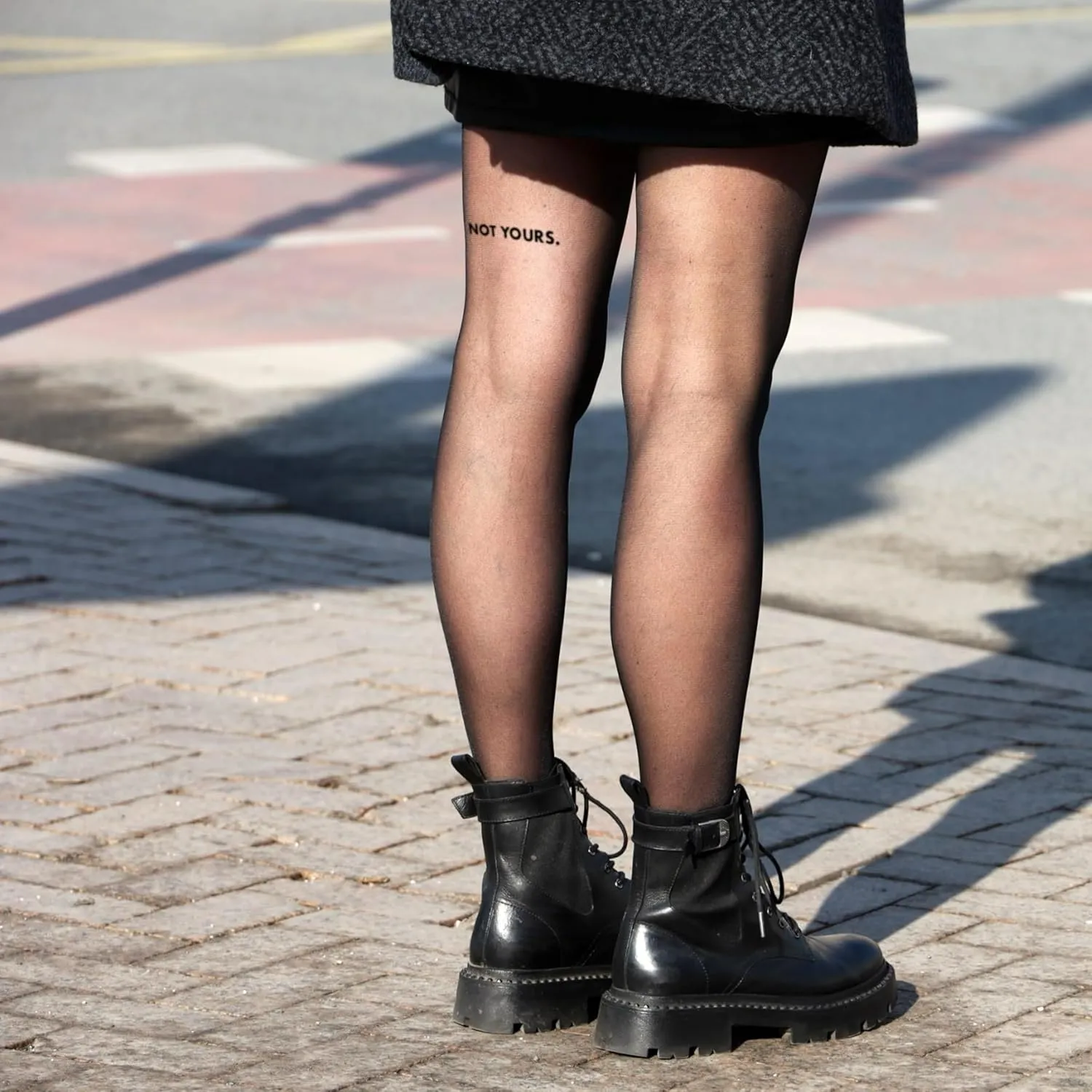 Bite Me Tights – Bold Fashion Printed Hosiery – Flirty Date Night & Clubbing Tights
