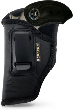 Black Eco Leather Bond Arms Holster Derringer for Ranger Ii .45lc / .410 4.25" Barrel - Quick Draw Derringer Holster for Men/Women - Eco Leather Concealed Carry Holster - Sweatproof