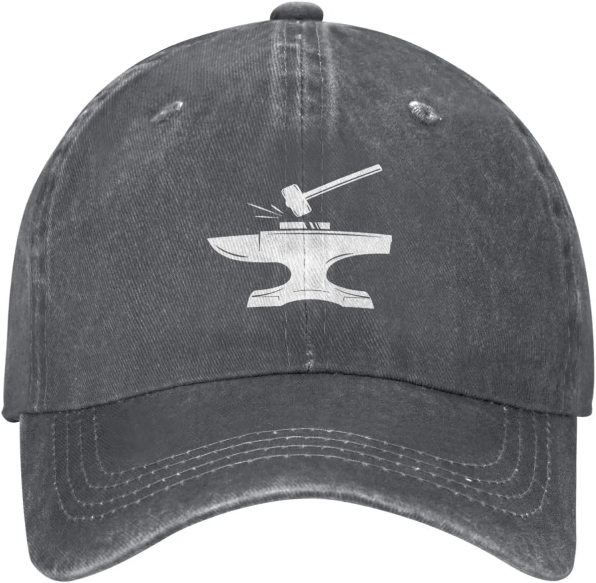 Blacksmith Hammer Adult Mesh Baseball Cap Outdoor Sports Cap for Men Women