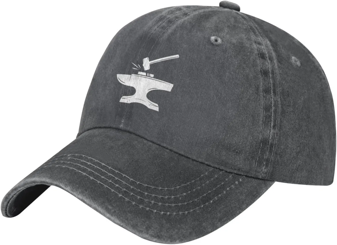 Blacksmith Hammer Adult Mesh Baseball Cap Outdoor Sports Cap for Men Women