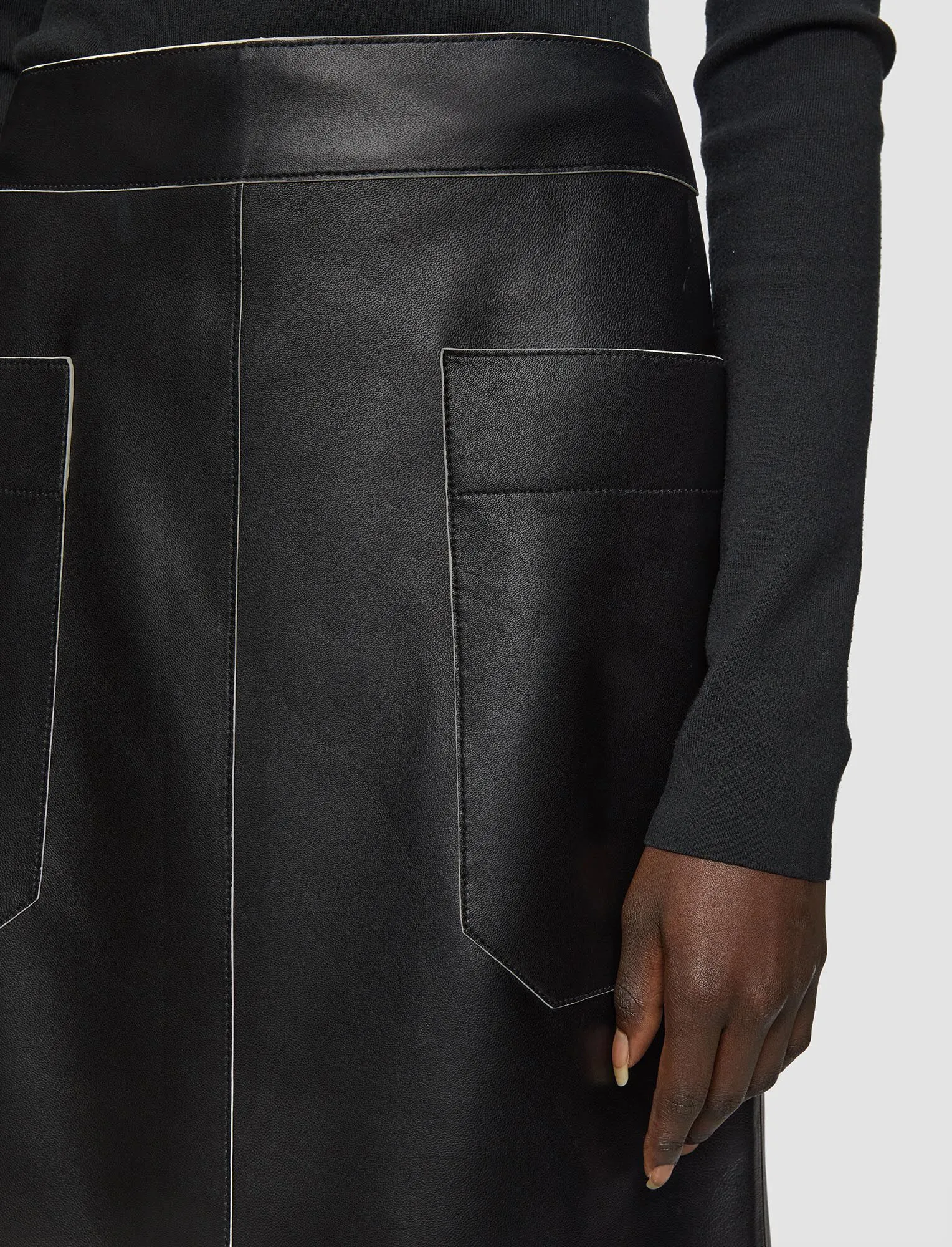 BLOMFIELD NAPPA LEATHER SKIRT