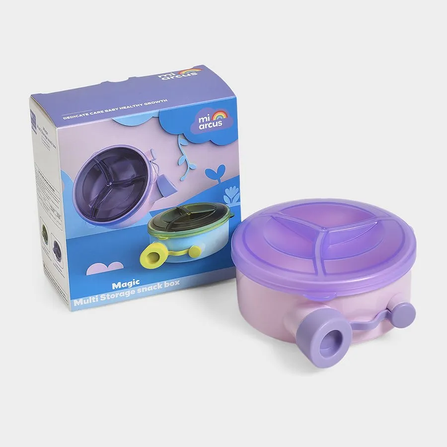 Bloom Magic Multi Storage Snack Box Purple