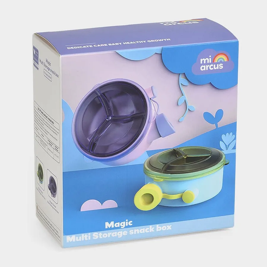 Bloom Magic Multi Storage Snack Box Purple