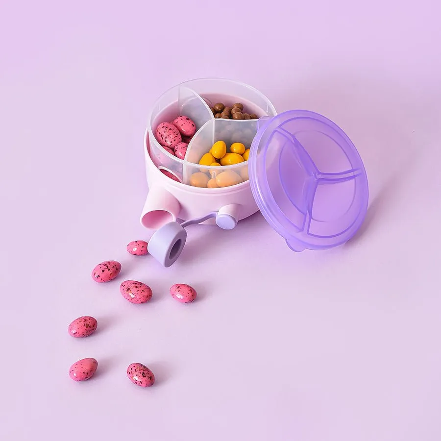Bloom Magic Multi Storage Snack Box Purple