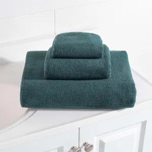 Blythe Everglade Towel, Bath Sheet, Green Solid Pattern