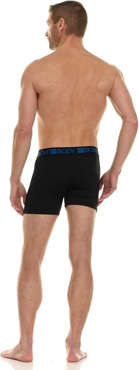 Body Glove Mens Boxer Briefs Multi Packs, Dry Fit Performance Value Underwear, Breathable Active Stretch Athletic Boxers