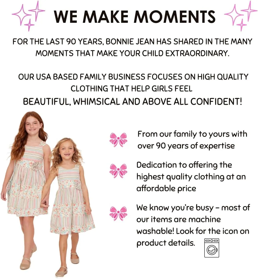 Bonnie Jean Girls Denim Dress - Sleeveless Denim and Leopard Print Dress for Girls with Matching Hair Tie