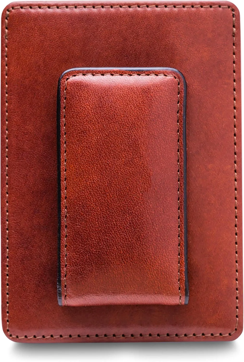 Bosca Old Leather RFID Blocking Front Pocket Wallet with Magnetic Money Clip - Leather Wallet for Men