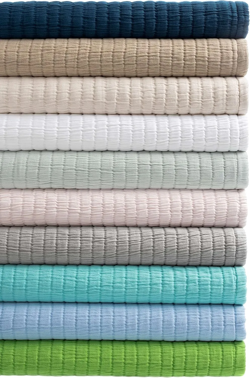 Boyfriend Ivory Matelasse Coverlet, King Size, Ivory Solid Pattern