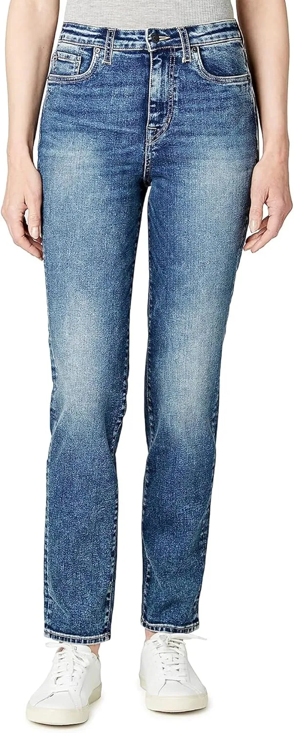 Buffalo David Bitton Women's Hi Rise Straight Jean