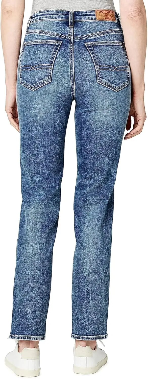 Buffalo David Bitton Women's Hi Rise Straight Jean