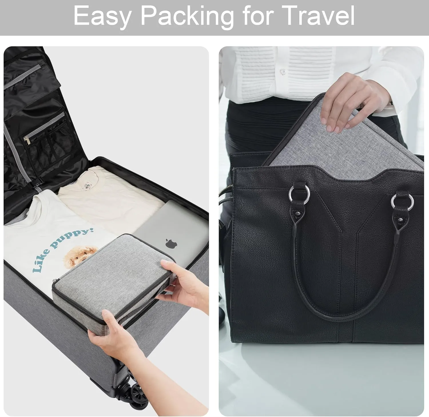 Bukere Travel Sunglasses Organizer Case, Adjustable Slot For Multiple Pairs, Portable Eyeglasses Storage Box for Men Women