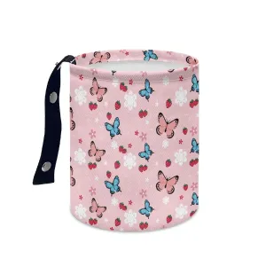Butterfly Daisy Car Trash Storage Box Multifunctional Garbage Bags for Car, Office, Home, Travel Camping Accessories, Easy to Clean