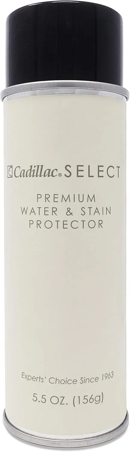 Cadillac Select Premium Water Repellent & Stain Protector Waterproofing Spray Great for use on Suede Shoes, Sheepskin, Nubuck, and Leather