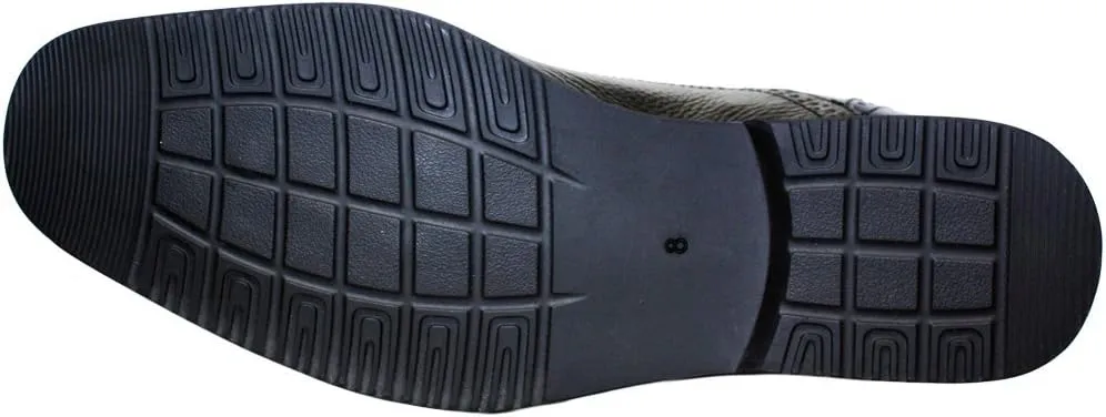 Calden Men's Invisible Height Increasing Elevator Shoes - Black Leather Lace-up Lightweight Formal Dress Oxfords - 2.8 Inches Taller - K320021 - Size 10 D(M) US