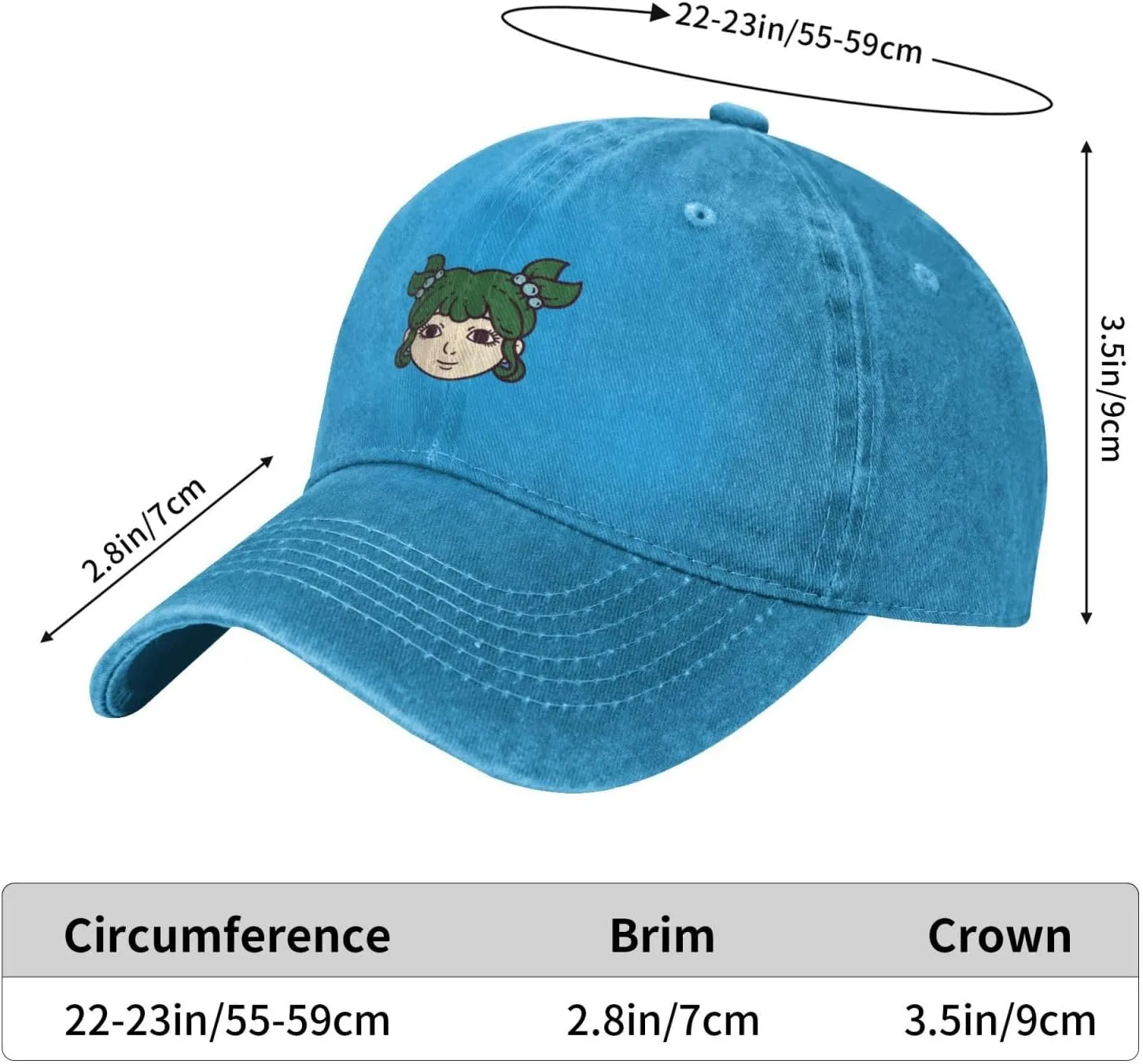 Cancer Character Horoscope Baseball Cap for Men Women Adjustable Vintage Washed Cotton Dad Hat