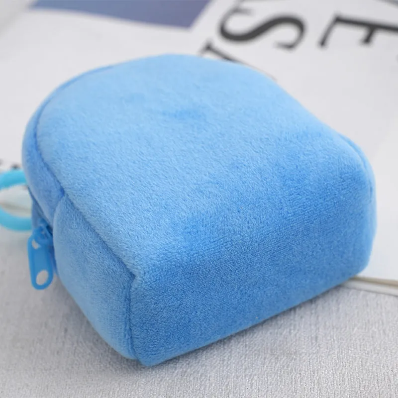 Candy Color Plush Solid Simple Cute Bags