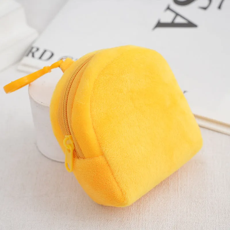 Candy Color Plush Solid Simple Cute Bags