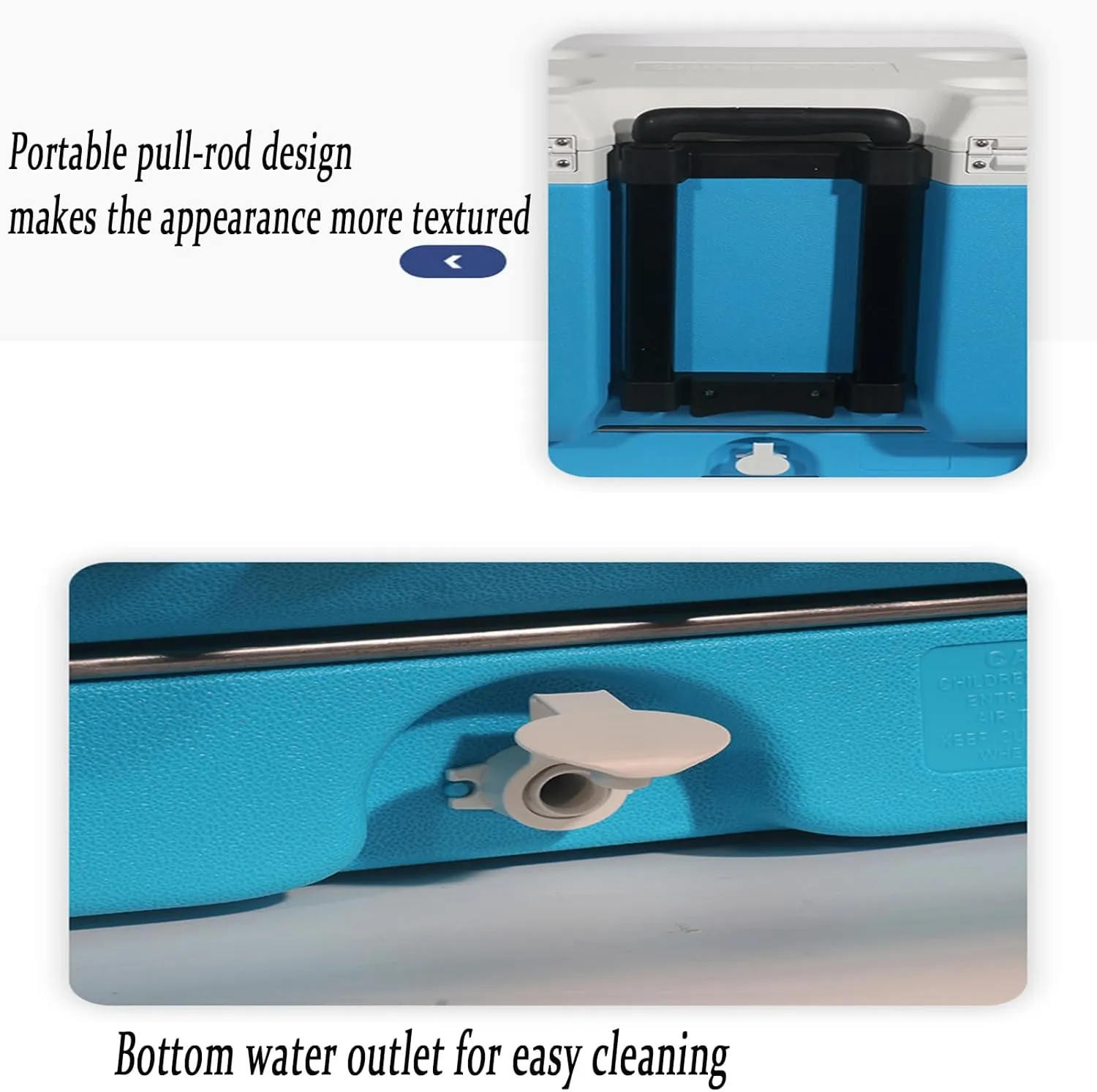 Car Camping Coolers for RAM ProMaster/Rampage/Concept/Dakota/ProMaster City, Leak Proof Cooler, Portable Lightweight Ice Chest Box, Compartments Waterproof Insulated Bag,B-Brown