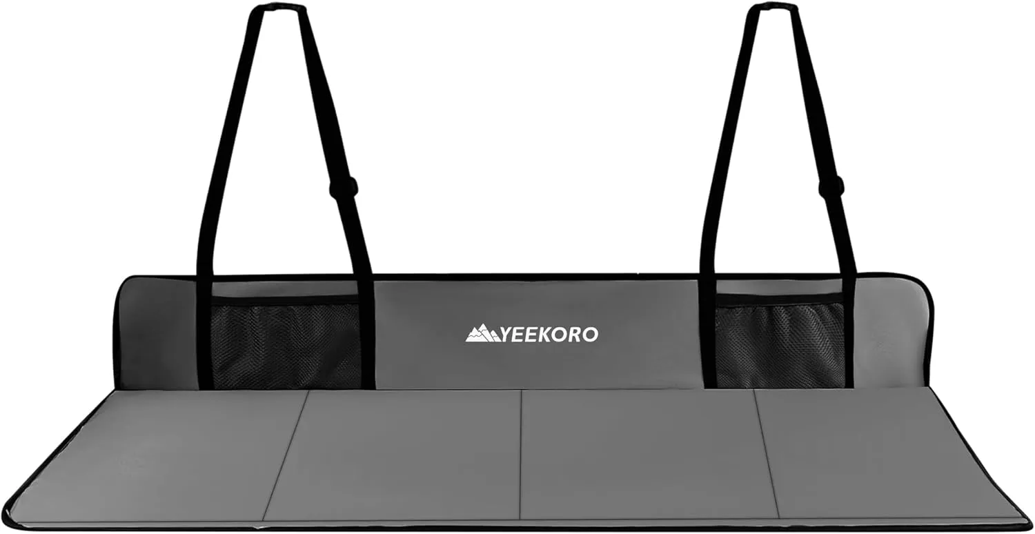 Car Rear Seat Extension Plate, Foldable Portable Mattress for Sleeping, Increase Travel Trunk Space