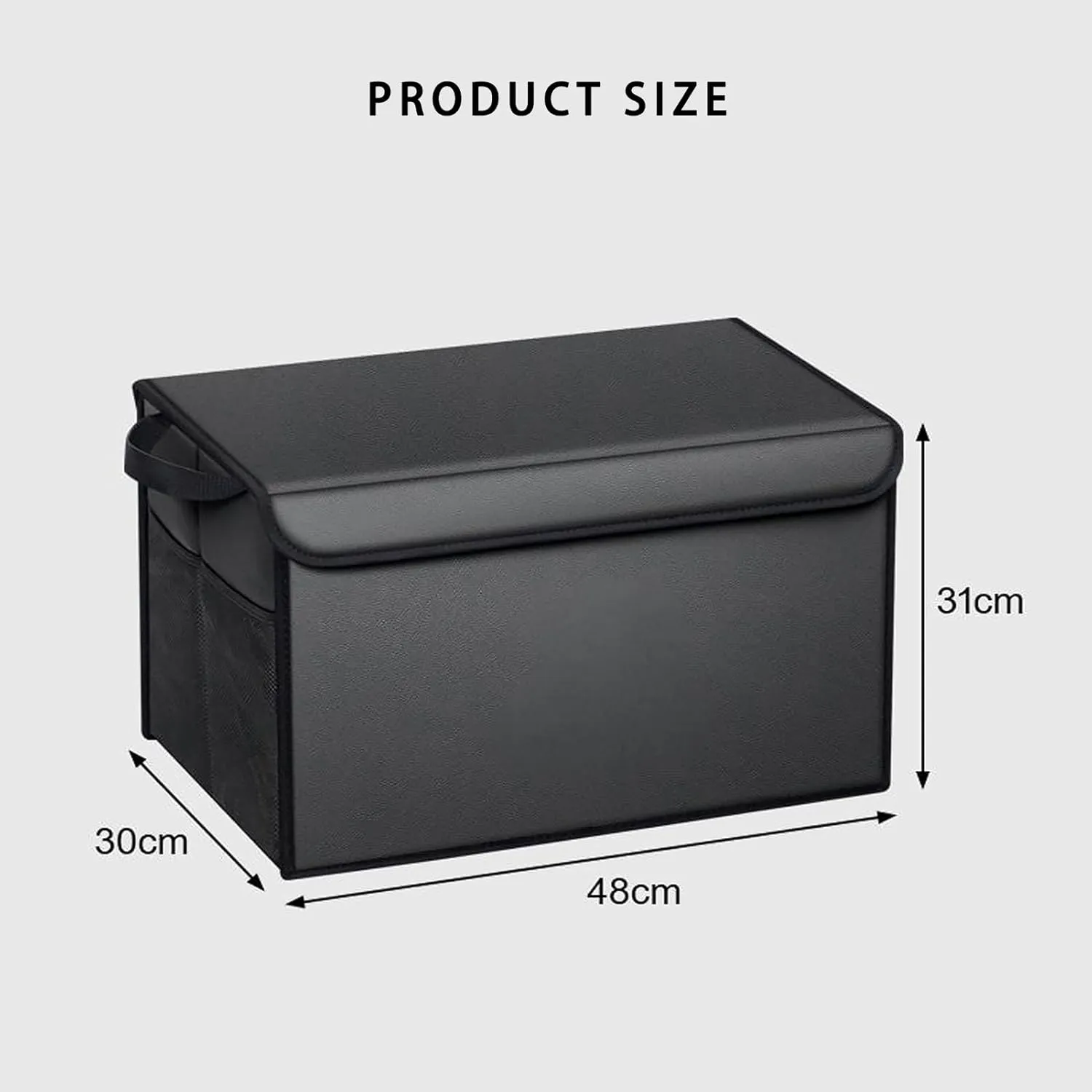 Car Trunk Organizer for Mazda CX-5 KE 2012-2015 Thickened Car Boot Tidy Storage Box Tailor-made Lidded Storage Bins for Home Car Outdoor Camping Travel,D