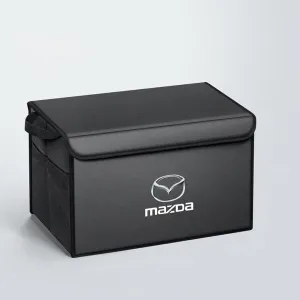 Car Trunk Organizer for Mazda CX-5 KF 2nd Facelift 2022 - Thickened Car Boot Tidy Storage Box Tailor-made Lidded Storage Bins for Home Car Outdoor Camping Travel,B