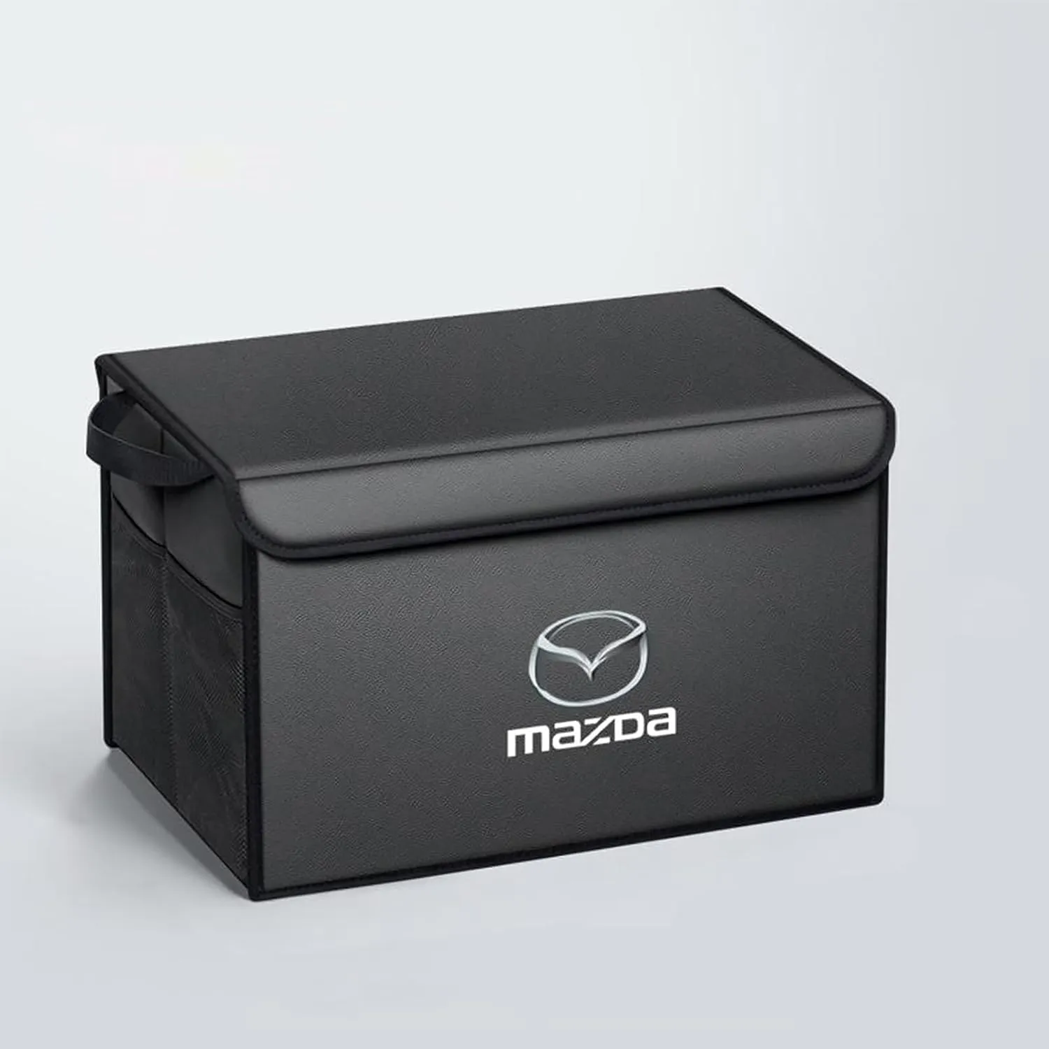 Car Trunk Organizer for Mazda CX-5 KF 2nd Facelift 2022 - Thickened Car Boot Tidy Storage Box Tailor-made Lidded Storage Bins for Home Car Outdoor Camping Travel,B