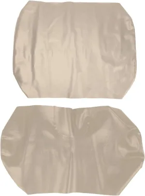 Carbhub Front Leather Golf Cart Seat Cover Fit for E-Z-Go TXT Golf Cart, Leather Beige