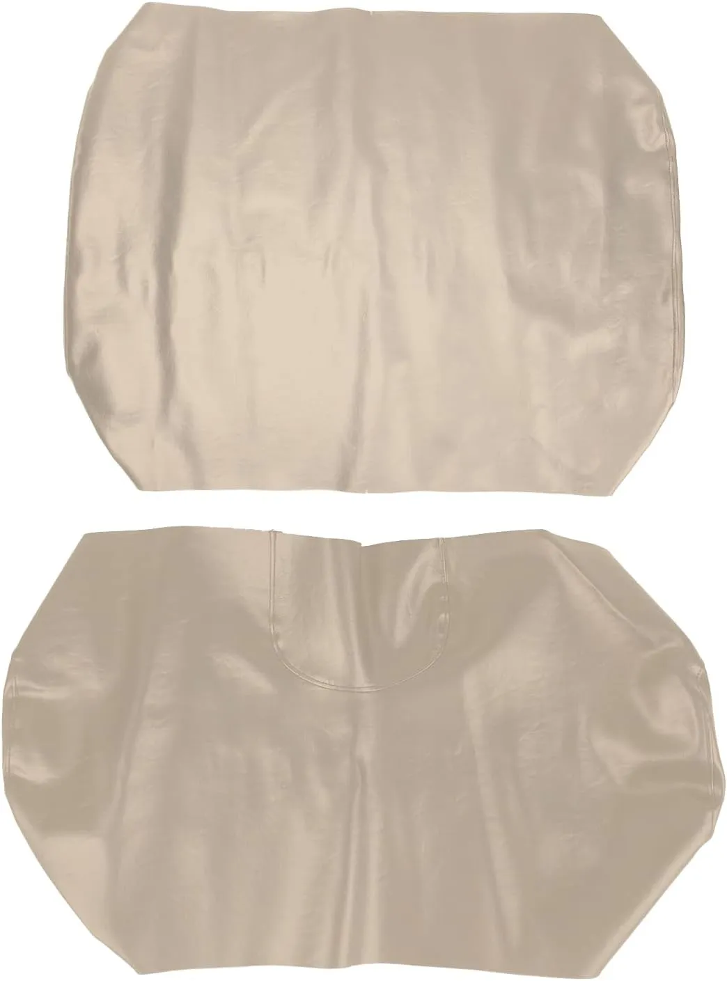 Carbhub Front Leather Golf Cart Seat Cover Fit for E-Z-Go TXT Golf Cart, Leather Beige