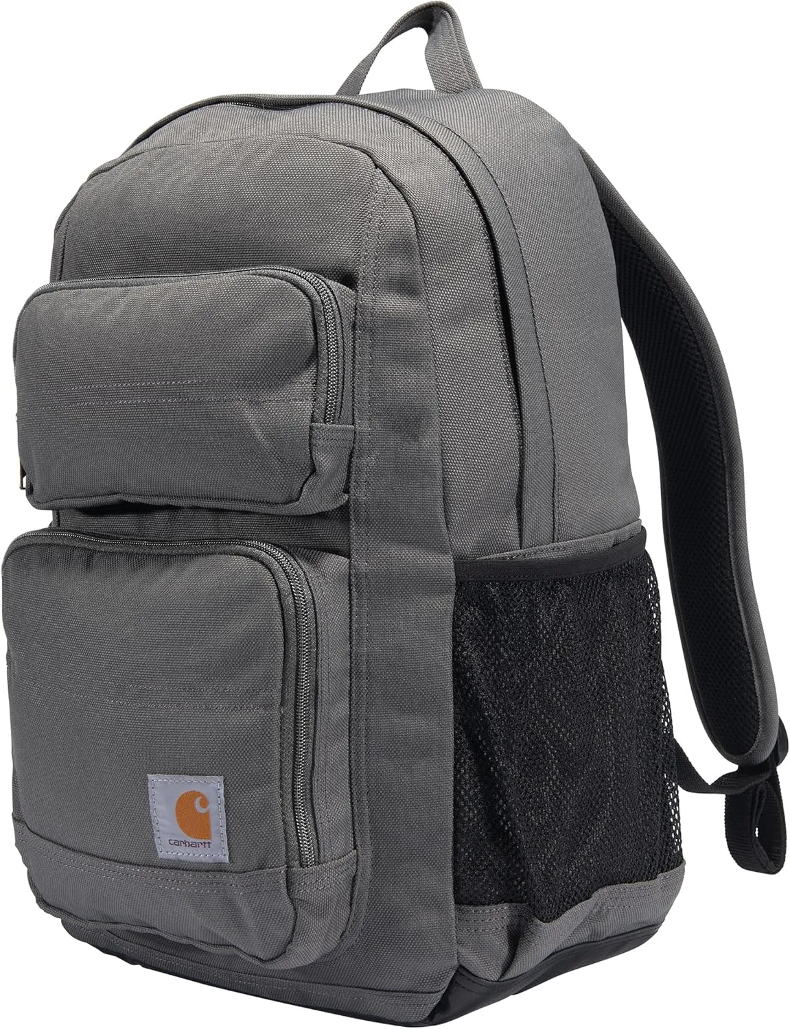Carhartt Single-Compartment, Durable Pack with Laptop Sleeve and Duravax Abrasion Resistant Base, 27L Classic Backpack (Gravel), One Size
