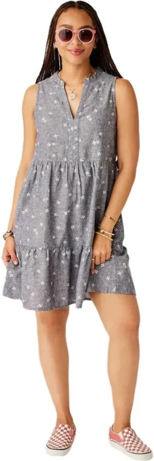 Carve Designs Women's Nellie Linen Dress