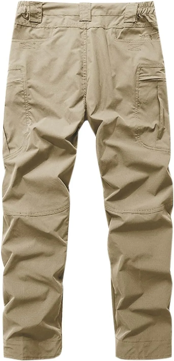 Casual Tactical Pants Mens Fashion Jogger Pants Solid Athletic Pants Classic Camping Pants Comfort Basic Pants